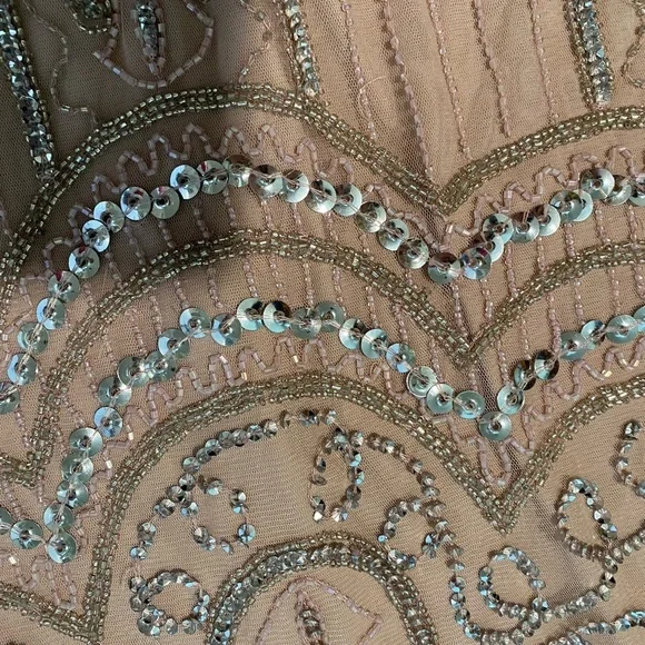 NWT Frock & Frill Great Gatsby Sequined Cocktail Dress US Size 10 - Picture 6 of 7